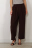Johny - Broek - Andre Recycle Silk Pant - Burgundy