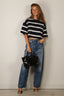 BYLOTTE Studios - T-Shirt - Olsen Tee - Navy / White / Bordeaux