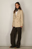 Golden Goose - Blazer - Double-Breasted Blazer Gabardine - Sand