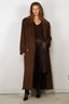 Raiine - Jas - Dunne Wool Coat - Dark Brown