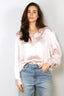 Lisa Yang - Blouse - Long Sleeved Button Up Shirt - Magnolia