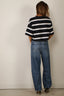 BYLOTTE Studios - T-Shirt - Olsen Tee - Navy / White / Bordeaux