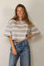 BYLOTTE Studios - T-Shirt - Olsen Tee - Grey Melange / White / Black