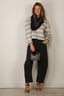 BYLOTTE Studios - Top - Ivy Longsleeve - Grey Melange / White / Black