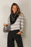 BYLOTTE Studios - Top - Ivy Longsleeve - Grey Melange / White / Black