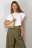Suzie Kondi - Top - Kori Crop Top Linen - White