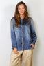 Golden Goose - Blouse - Journey W's Patty Over Shirt - Blue