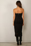 Rotate - Top - Peplum Bustier Top - Black