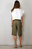Suzie Kondi - Top - Kori Crop Top Linen - White