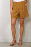 Forte_Forte - Short - Slubbed Linen Viscose Bermuda Pants - Gold