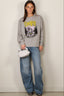 Ganni - Sweater - Basic Cotton Jersey Longsleeve Teddy Forest - Paloma