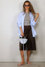 Tibi - Short - Leather Relaxed Long Short - Brown