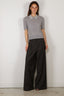 Forte_Forte - Top - Wool Cashmere Gauze Half Sleeves Polo Knit - Calcedonio