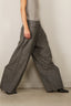 R13 - Broek - Triple Pleat Pant - Black White Mini Check