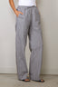 RÓHE - Broek - Crushed Check Pyjama Trousers - Mini Grey Check