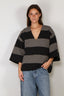 Johny - Top - Louise - Navy / Grey