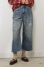 R13 - Jeans - Cropped Wide Leg Jean - Leo Blue