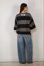 Johny - Top - Louise - Navy / Grey