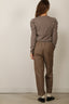 Aiayu - Broek - Coco Pant Twill - Smokey Brown Melange