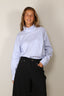 Johny - Blouse - Emma Oxford Stripe - White/Blue