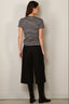 Nili Lotan - Lana - Crewneck - Tee - Black Ivory Stripe