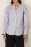 Nili Lotan - Blouse - Elio - Blue / White Stripes