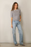 Forte_Forte - Top - Wool Cashmere Gauze Half Sleeves Polo Knit - Calcedonio