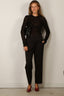 RÓHE - Broek - Mies Cigarette Leg Tailored Trousers - Black
