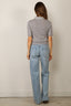 Forte_Forte - Top - Wool Cashmere Gauze Half Sleeves Polo Knit - Calcedonio