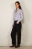 Nili Lotan - Blouse - Elio - Blue / White Stripes