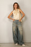 Lois - Jeans - Aerea Cargo - Vintage Stone