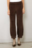 Suzie Kondi - Broek - Tosk High Waist Harem Pants Velour - Walnut