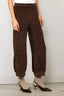 Suzie Kondi - Broek - Tosk High Waist Harem Pants Velour - Walnut