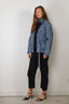 Tibi - Jacket - Classic Denim Moto Bomber - Classic Blue