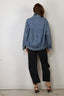 Tibi - Jacket - Classic Denim Moto Bomber - Classic Blue