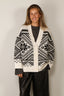 Max Mara - Vest - Belgio - Black Geometric Pattern