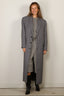 Tibi - Jas - Menswear Tech Twill Tailored Mens Coat - Grey Multi