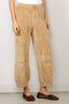 Suzie Kondi - Broek - Tosk High Waist Harem Pants Heather Velour - Wheat Heather