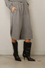 Tibi - Short - Feather Weight Viscose Neoprene Relaxed Short - Grey