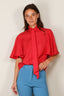 Francoise - Blouse - Alessa - Red