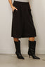Tibi - Short - Feather Weight Viscose Neoprene Relaxed Short - Black