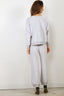 Suzie Kondi - Sweater - Samos Oversize Sweatshirt Velour - Heather Grey