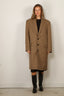Tibi - Jas - Menswear Tech Twill Tailored Midi Mens Coat - Cedar Multi