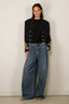 Ralph Lauren - Jacket - Double Breasted Cropped Wool Jacket - Navy