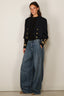 Ralph Lauren - Jacket - Double Breasted Cropped Wool Jacket - Navy