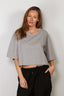 BYLOTTE Studios - T-Shirt - Olsen Tee - Grey Melange