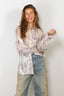 Golden Goose - Blouse - Journey Regular Shirt Marysole - Pastel Flowers