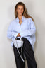 BYLOTTE Studios - Blouse - Elle Shirt - Blue / White Striped