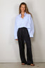 BYLOTTE Studios - Blouse - Elle Shirt - Blue / White Striped