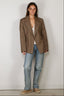 RÓHE - Blazer - Hourglass Shaped Blazer - Desert Brown